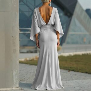 Silver Siren Gown By De-Atita