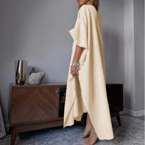 V-Neck Kaftan Maxi Dress By De-Atita