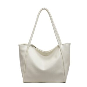 effortless commuter essential Soft PU Leather Tote Bag for Women