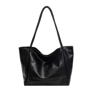 effortless commuter essential Soft PU Leather Tote Bag for Women