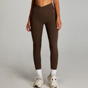 Crossover High-Waist Yoga Leggings By De-Atita