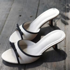 Luxe Satin Bow High Heel Sandals