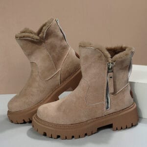 The Aspen Plush Zippered Snow Boot