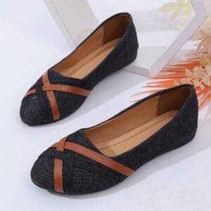 The Denim Crisscross Loafer