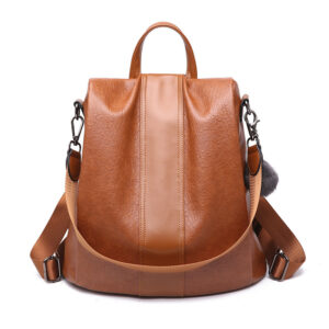 Amara Vegan Leather Anti-Theft Backpack