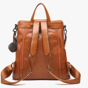 Amara Vegan Leather Anti-Theft Backpack