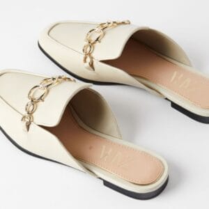 The Heritage Leather Mule – Luxury Backless Loafer Flats