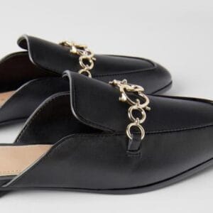 The Heritage Leather Mule – Luxury Backless Loafer Flats