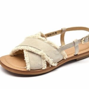 Aurelia Cross-Strap Artisanal Leather Sandals