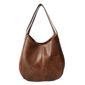 Retro Patchwork Slouchy Hobo Tote Bag