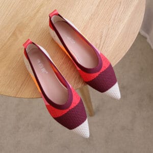 Product Title: Aria Breathable Knit Ballet Flats
