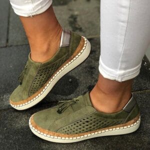 The Aura Loafer – Women’s Premium Breathable Canvas Slip-Ons