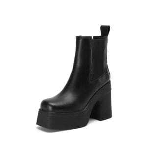 The Luxe Chelsea: High-Chunky Platform Boot