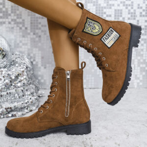 The Nova Chunky Lace-Up Combat Boot