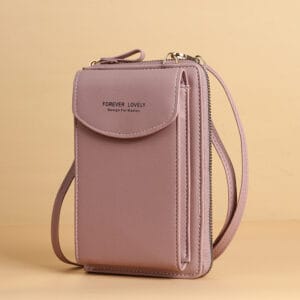 Forever Lovely Crossbody Wallet Bag – Elegant Multi-Compartment Phone Clutch