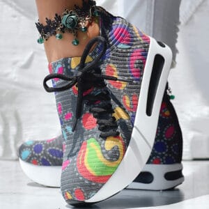 AuraStride Paisley Slip-On Sneakers — Signature Comfort & Vibrant Style