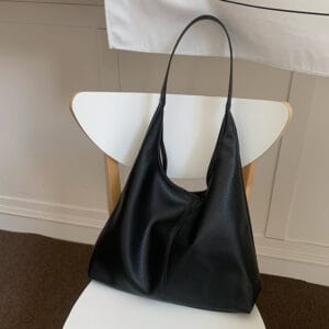 The Everyday Slouchy Hobo: Soft Faux Leather Armpit Tote