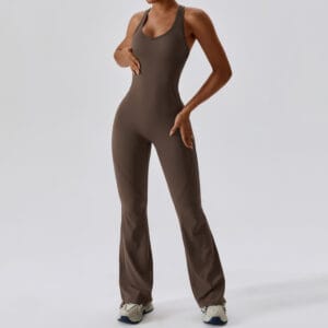 Open-Back Flared Jumpsuit By De-Atita