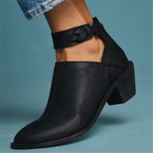 The Harlow Cutout Ankle Boot