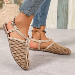 Clementine Lattice Breathe Flats