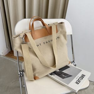 Urban Edge Large Capacity Canvas Crossbody Tote