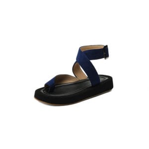 AURA Leather Platform Roman Sandals