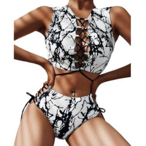 The Monochrome Aura Bikini Set
