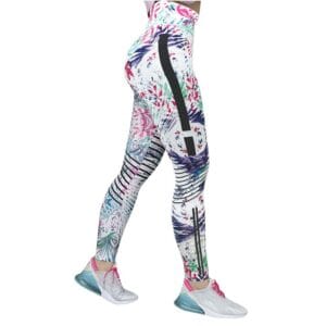 Nordic Print Zip-Pocket Leggings