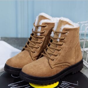 AuraTrack Winter Snow Boots – Premium Plush Thermal Ankle Booties