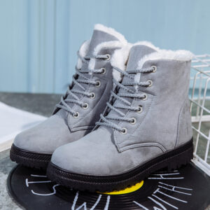 AuraTrack Winter Snow Boots – Premium Plush Thermal Ankle Booties