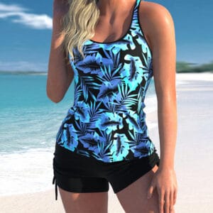 The Meridian Bloom Two-Piece Tankini Set