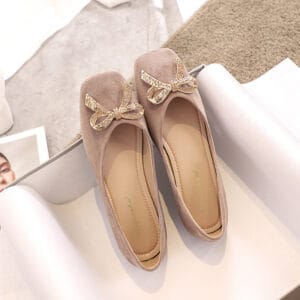Lumina Embellished Square-Toe Flats