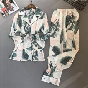 Tropical Breeze Two-Piece Rayon Pajama Set