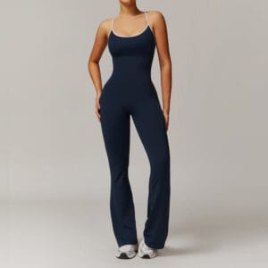Spaghetti Strap Flared Jumpsuit By De-Atita