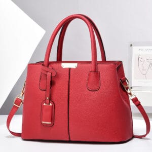 Elite Minimalist PU Leather Tote & Crossbody Bag