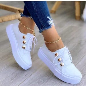 The Nova Rivet Sneaker-Flat