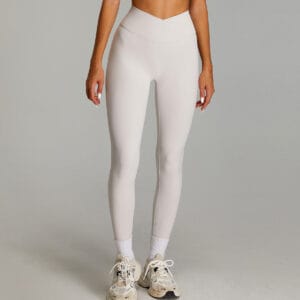 Crossover High-Waist Yoga Leggings By De-Atita
