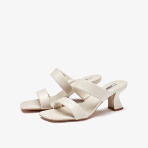 AURA | Women’s Sculptural Block Heel Mules