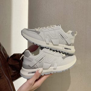 AURA retro-luxe  German Trainer Platform Sneakers