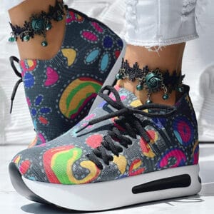 AuraStride Paisley Slip-On Sneakers — Signature Comfort & Vibrant Style