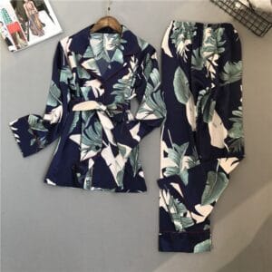 Tropical Breeze Two-Piece Rayon Pajama Set