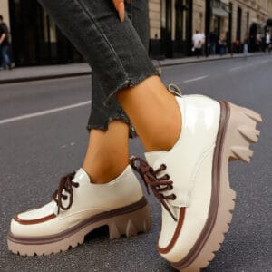 Aura Vintage Platform Oxford Shoes