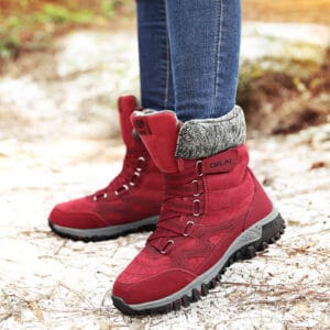 The Aura Alpine Boot | Luxury Faux-Fur Lined Winter Ankle Boots
