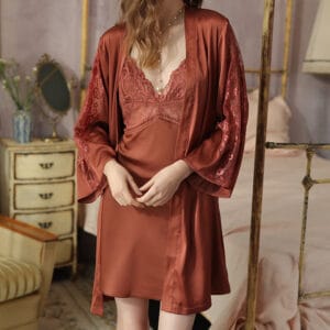 Lumière Silk & Lace Cami Nightdress