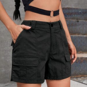 Red Cargo Shorts