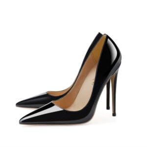 AURA 120 | Premium Pointed-Toe Patent Stiletto Heels
