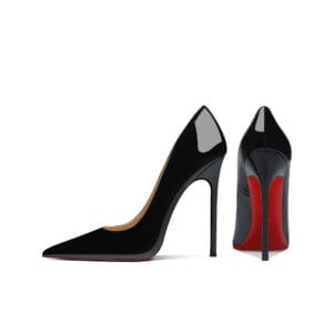 The Solene Pointed-Toe Stiletto Pump in Wine Red