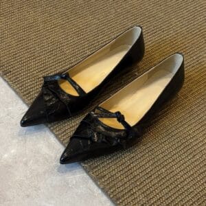 The Chloé Pointed Bow Mary Jane Flat