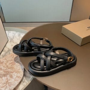 Soleil Luxe | Premium Leather Strappy Platform Sandals