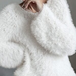 Vibrant Pink Fluffy Oversized Top By De-Atita